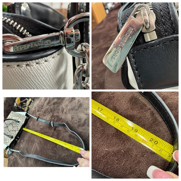 Michael Kors Snake Print Satchel Handbag - Picture 7 of 10